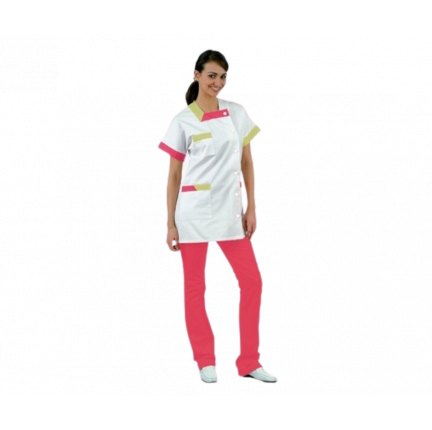 Tunique Lou anis / fuchsia