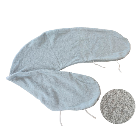 HOUSSE ÉPONGE GRISE POUR COUSSIN D'ALLAITEMENT CLEDICAL
