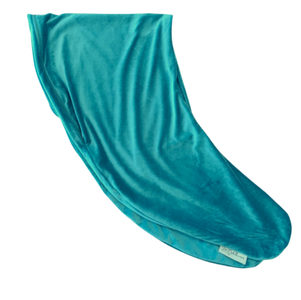 Housse Minky Paon pour coussin allaitement de 195 cm
