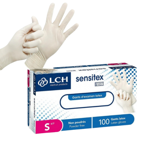 Gants d'examen latex Sensitex