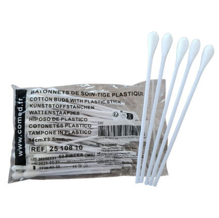 Bâtonnets de soin en plastique