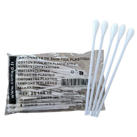 Bâtonnets de soin en plastique